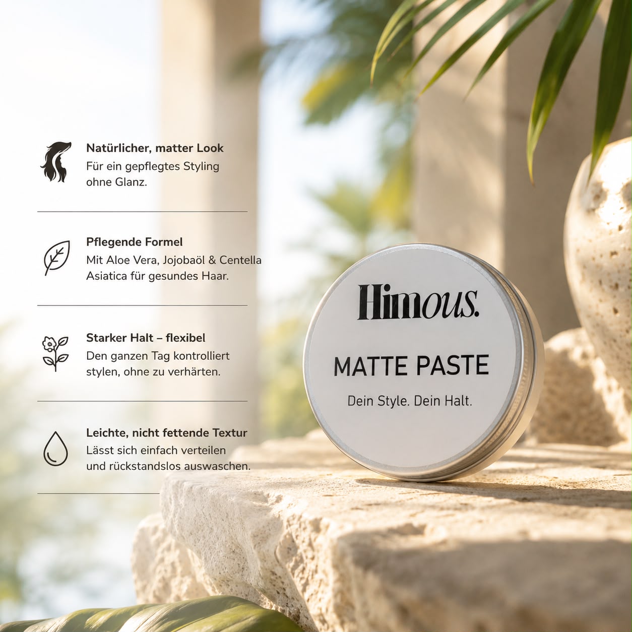 HIMOUS Bundle Set: Hair Growth Serum + Mattpaste
